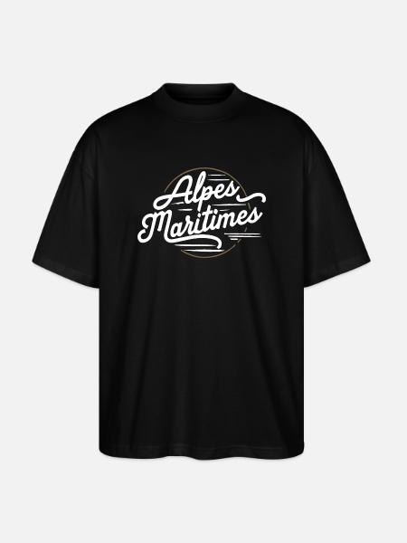 Alpes-Maritimes - T-shirt bio Blaster 2.0 coupe oversize Stanley/Stella Unisexe - noir
