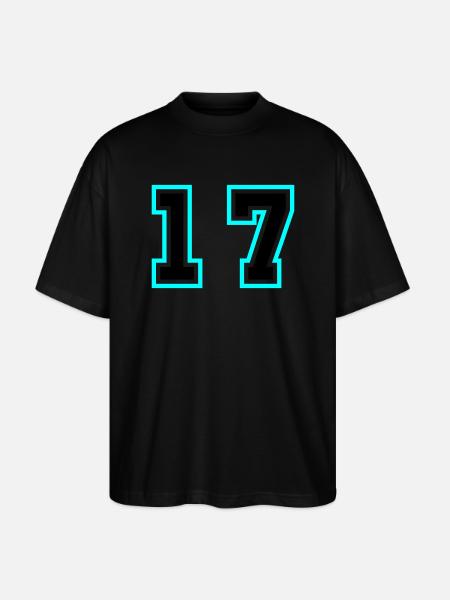 17 Symbole numérique - T-shirt bio Blaster 2.0 coupe oversize Stanley/Stella Unisexe - noir