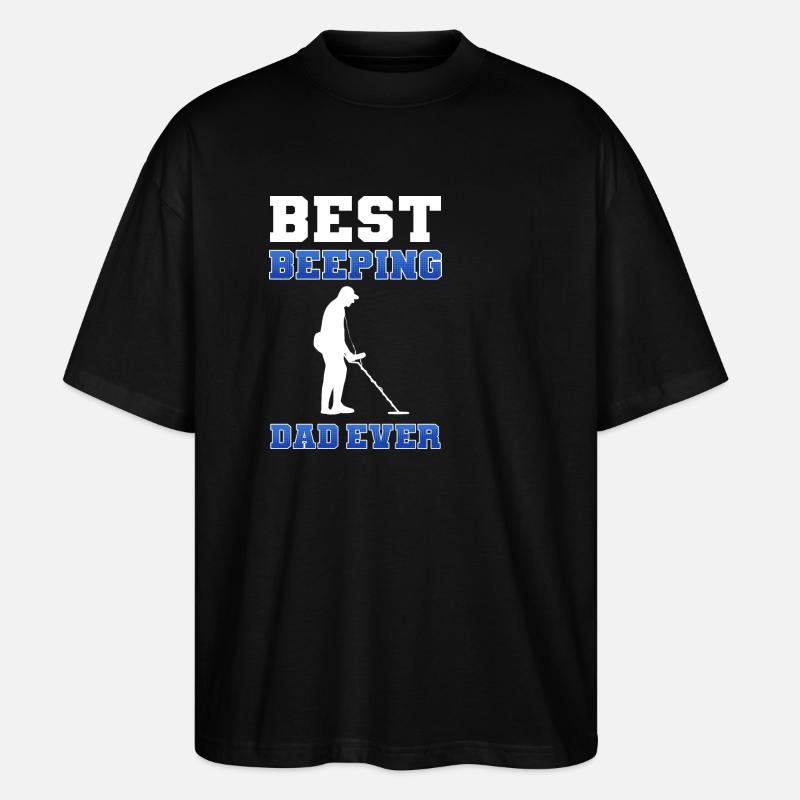 Détecteur de métaux - T-shirt bio Blaster 2.0 coupe oversize Stanley/Stella Unisexe - noir
