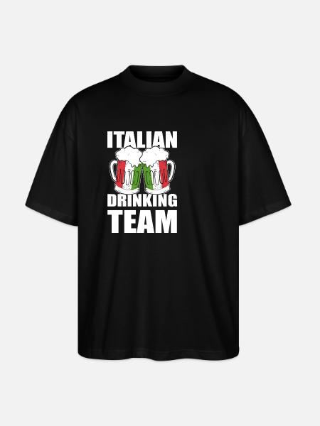 Italia - Stanley/Stella Oversized Unisex Organic T-shirt Blaster 2.0 - black