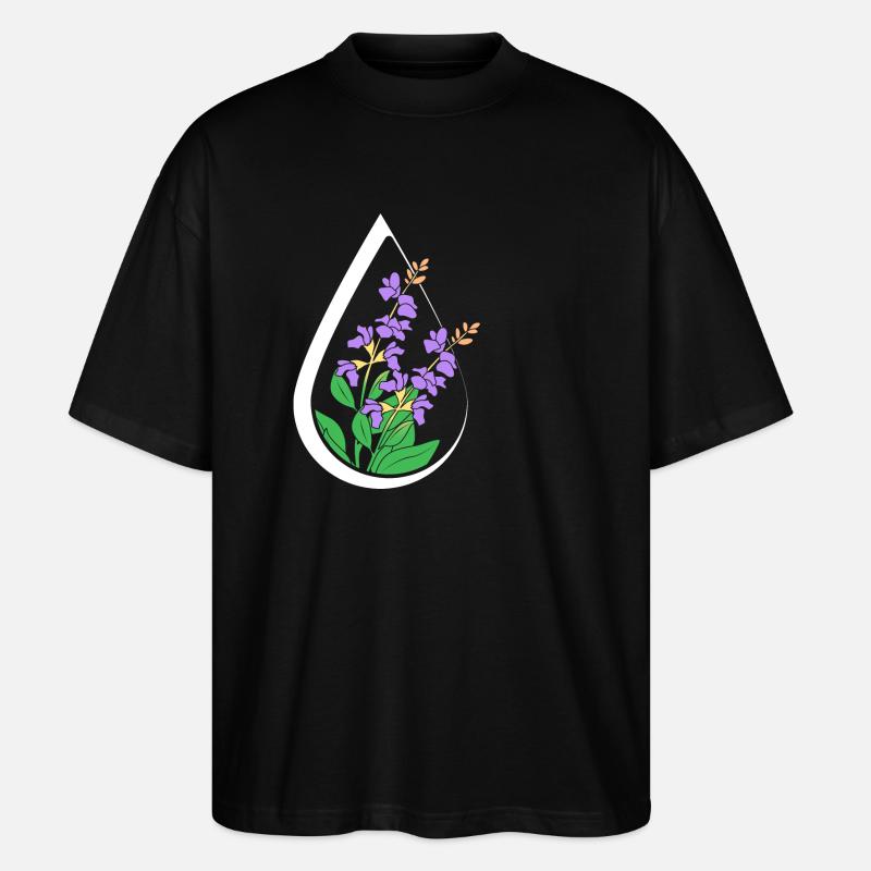Ätherisches Öl - Stanley/Stella Oversized Unisex Bio T-Shirt Blaster 2.0 - Schwarz