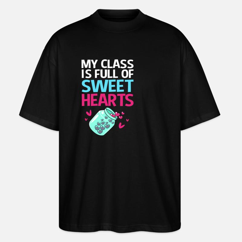 Enseignants de collège - T-shirt bio Blaster 2.0 coupe oversize Stanley/Stella Unisexe - noir