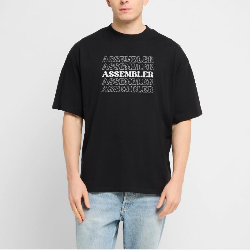Assembler Fabricator Assembler Constructor Maker Stanley/Stella Oversized Unisex Organic T-shirt Blaster 2.0