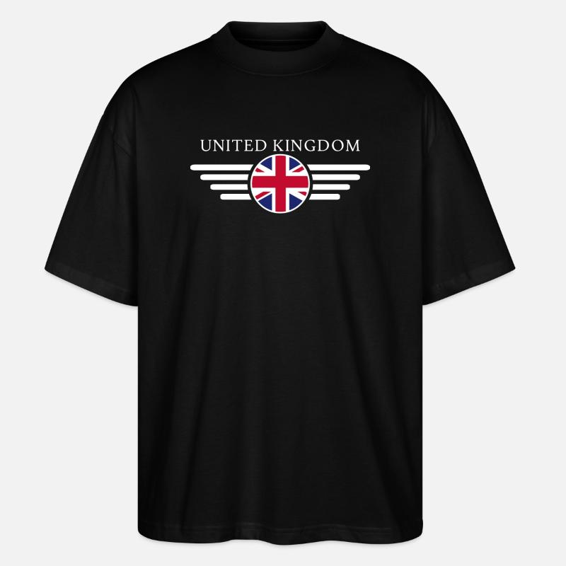 Royaume-Uni T-shirt - T-shirt bio Blaster 2.0 coupe oversize Stanley/Stella Unisexe - noir