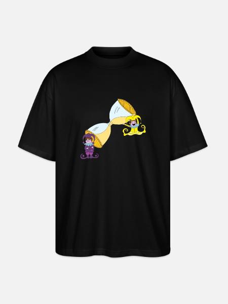 Les lutins - T-shirt bio Blaster 2.0 coupe oversize Stanley/Stella Unisexe - noir