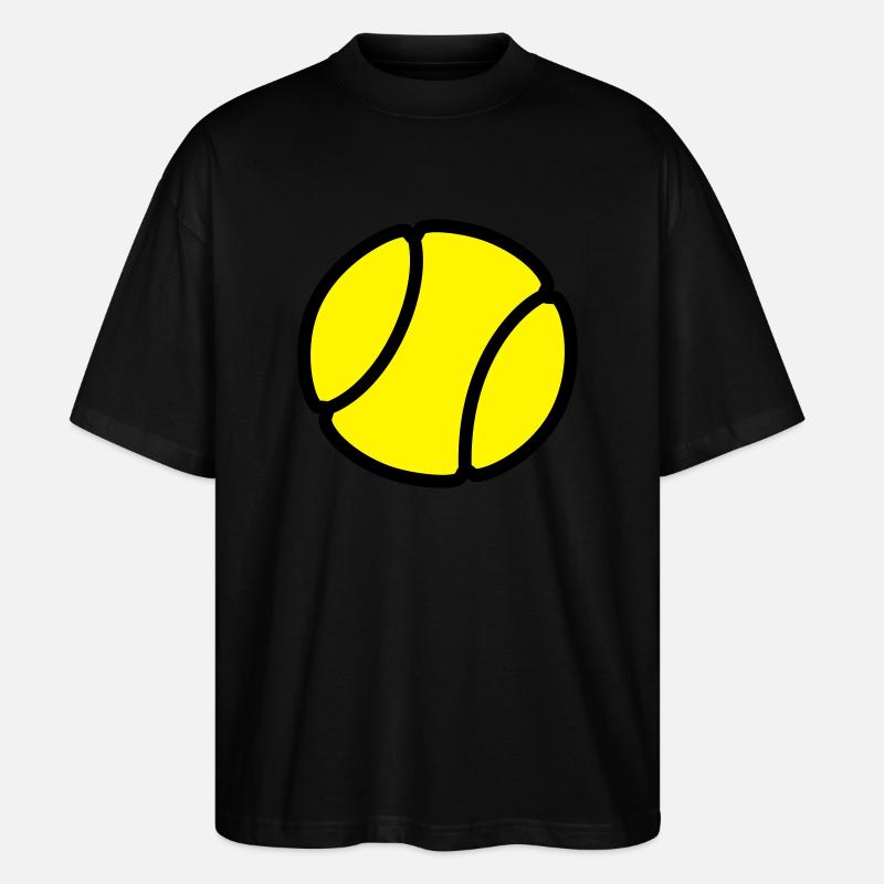 Tennisball - Stanley/Stella Oversized Unisex Bio T-Shirt Blaster 2.0 - Schwarz
