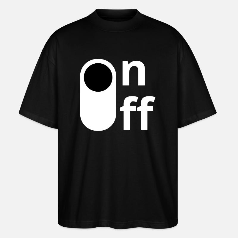 Turn on Turn off - T-shirt bio Blaster 2.0 coupe oversize Stanley/Stella Unisexe - noir
