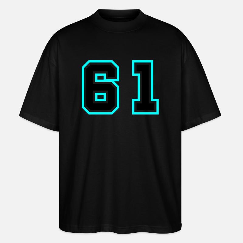 61 Symbole numérique - T-shirt bio Blaster 2.0 coupe oversize Stanley/Stella Unisexe - noir