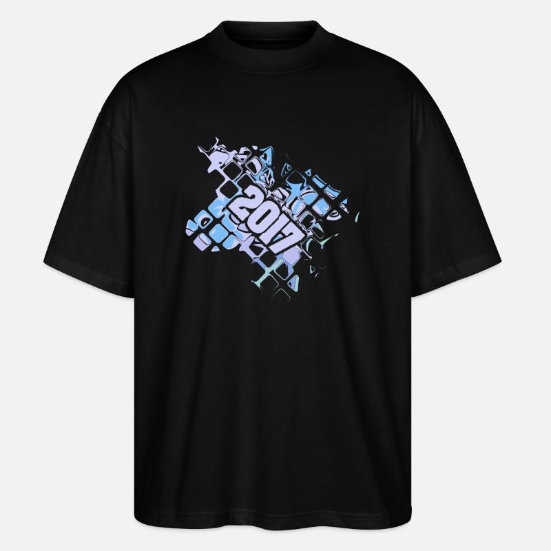 2017 - T-shirt bio Blaster 2.0 coupe oversize Stanley/Stella Unisexe - noir