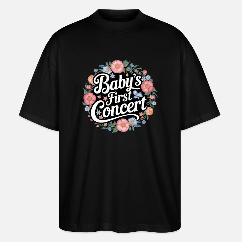 Baby's First Concert 16 - Stanley/Stella Oversized Unisex Bio T-Shirt Blaster 2.0 - Schwarz