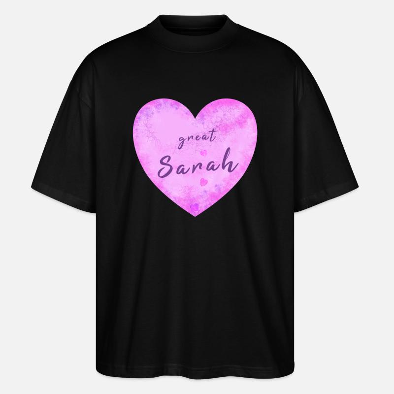 Sarah - Stanley/Stella Oversized Unisex Bio T-Shirt Blaster 2.0 - Schwarz
