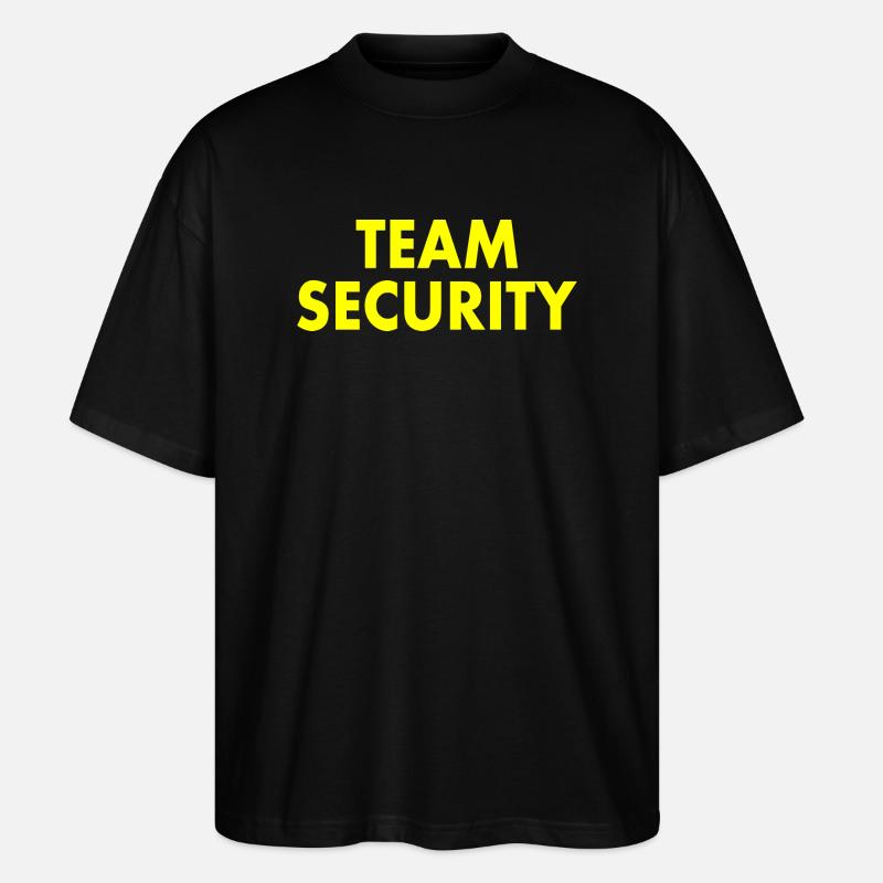Team security - T-shirt bio Blaster 2.0 coupe oversize Stanley/Stella Unisexe - noir
