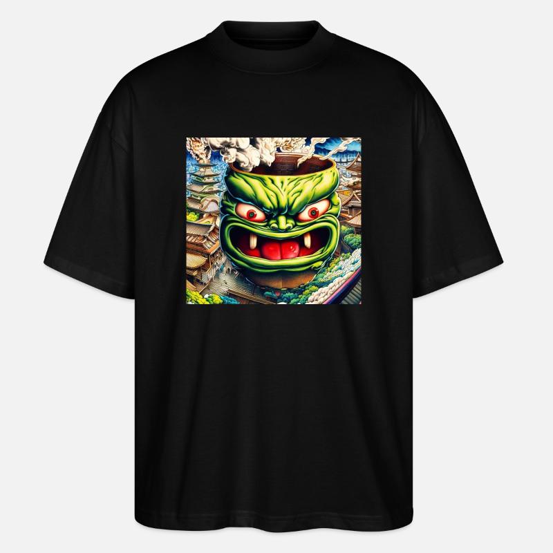 Tee Japan - Stanley/Stella Oversized Unisex Bio T-Shirt Blaster 2.0 - Schwarz