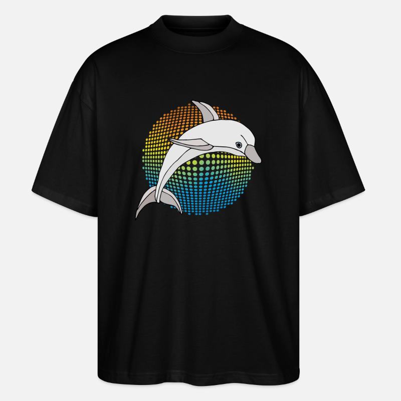 Dauphin - T-shirt bio Blaster 2.0 coupe oversize Stanley/Stella Unisexe - noir