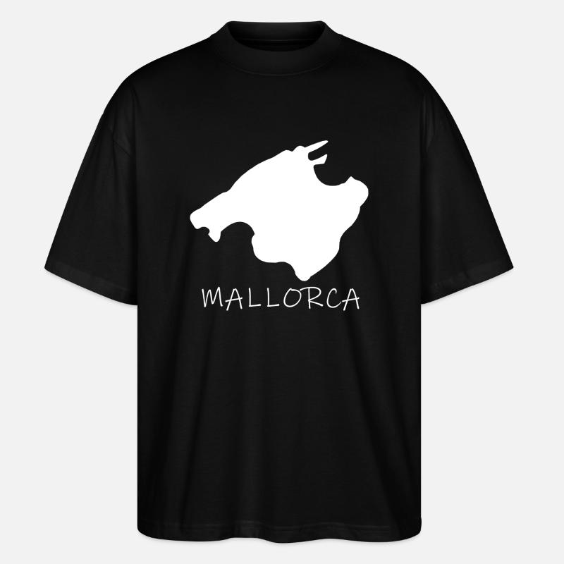 Mallorca - Stanley/Stella Oversized Unisex Bio T-Shirt Blaster 2.0 - Schwarz
