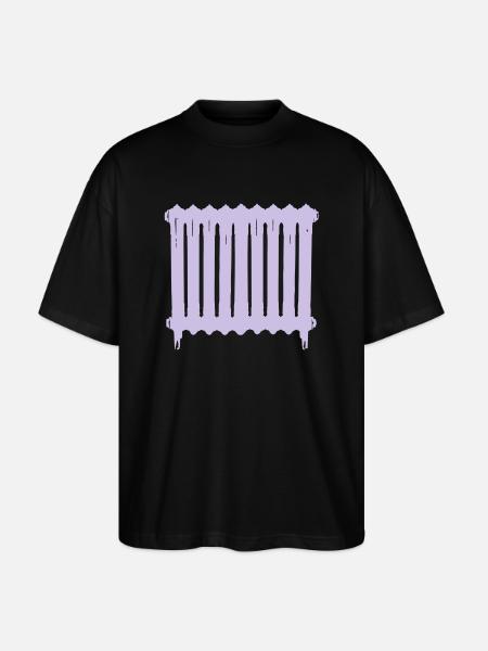 radiator - Stanley/Stella Oversized Unisex Organic T-shirt Blaster 2.0 - black