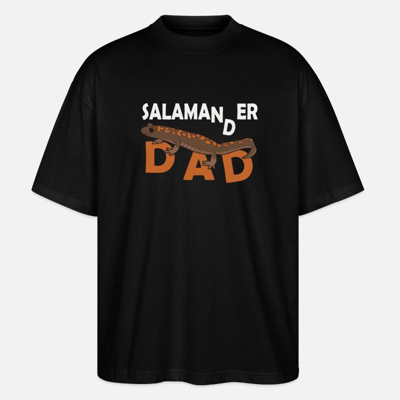 Salamander Dad #3046 - Stanley/Stella Oversized Unisex Bio T-Shirt Blaster 2.0 - Schwarz