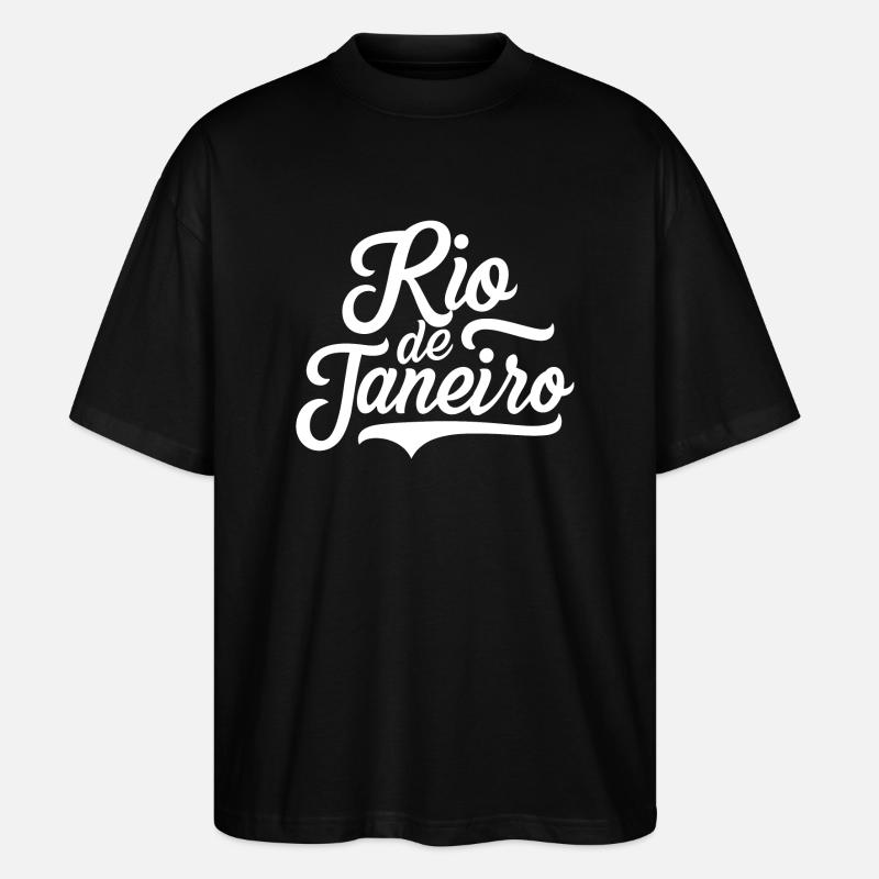 Rio de Janeiro - T-shirt bio Blaster 2.0 coupe oversize Stanley/Stella Unisexe - noir
