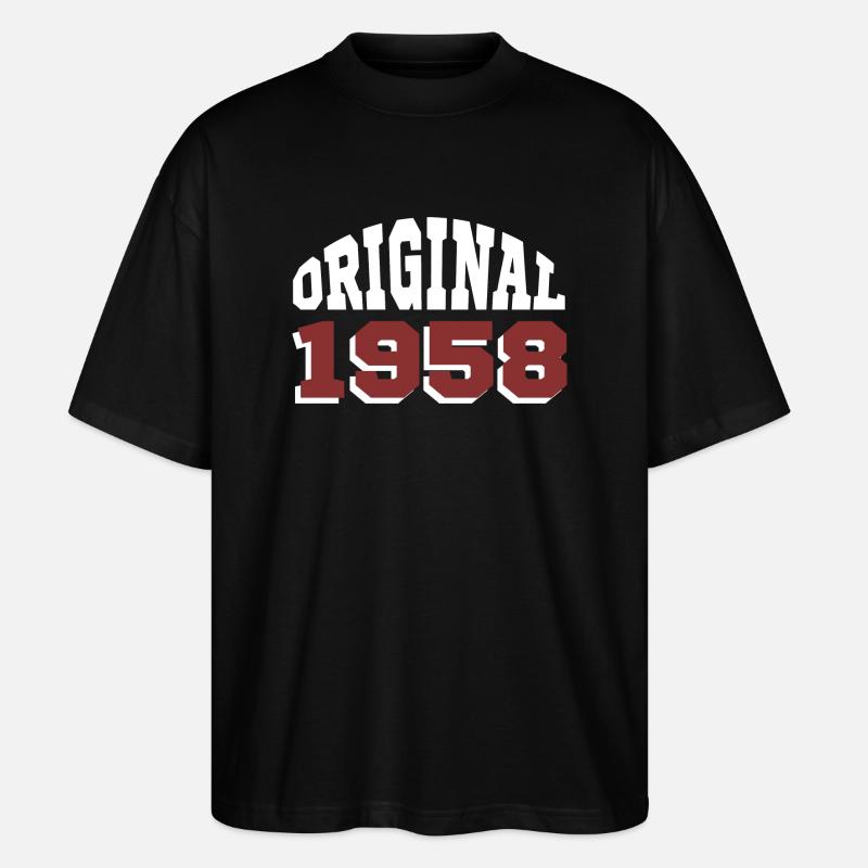 Original 1958 - Stanley/Stella Oversized Unisex Bio T-Shirt Blaster 2.0 - Schwarz