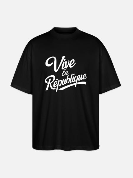 Vive la République - T-shirt bio Blaster 2.0 coupe oversize Stanley/Stella Unisexe - noir