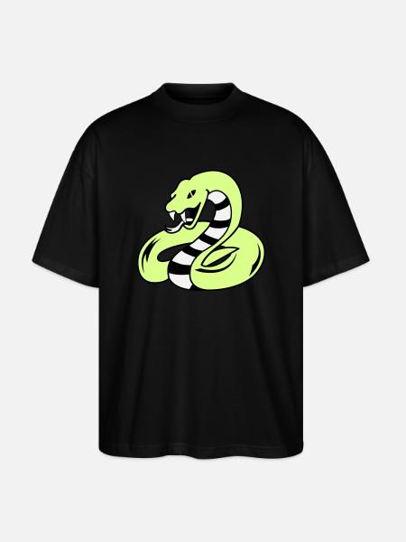snake 02 - Stanley/Stella Oversized Unisex Organic T-shirt Blaster 2.0 - black