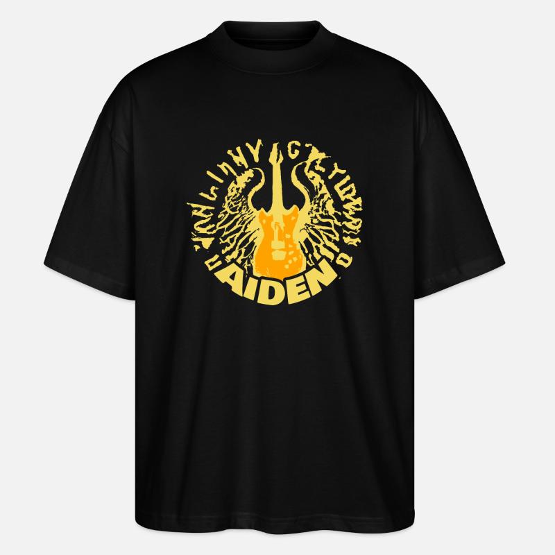 Aiden - Stanley/Stella Oversized Unisex Bio T-Shirt Blaster 2.0 - Schwarz
