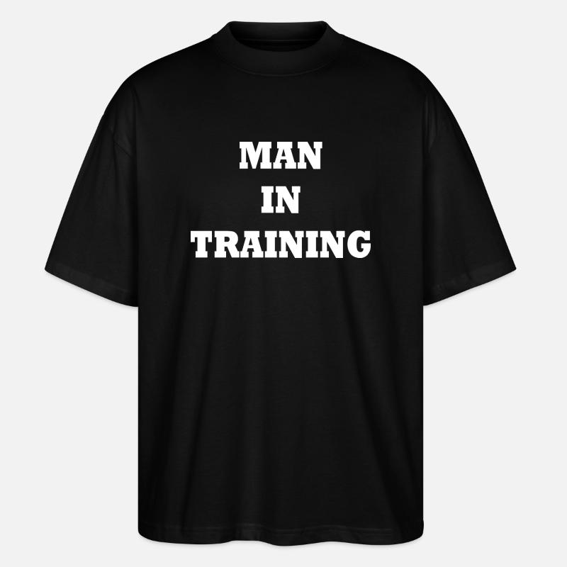 Man in Training - T-shirt bio Blaster 2.0 coupe oversize Stanley/Stella Unisexe - noir