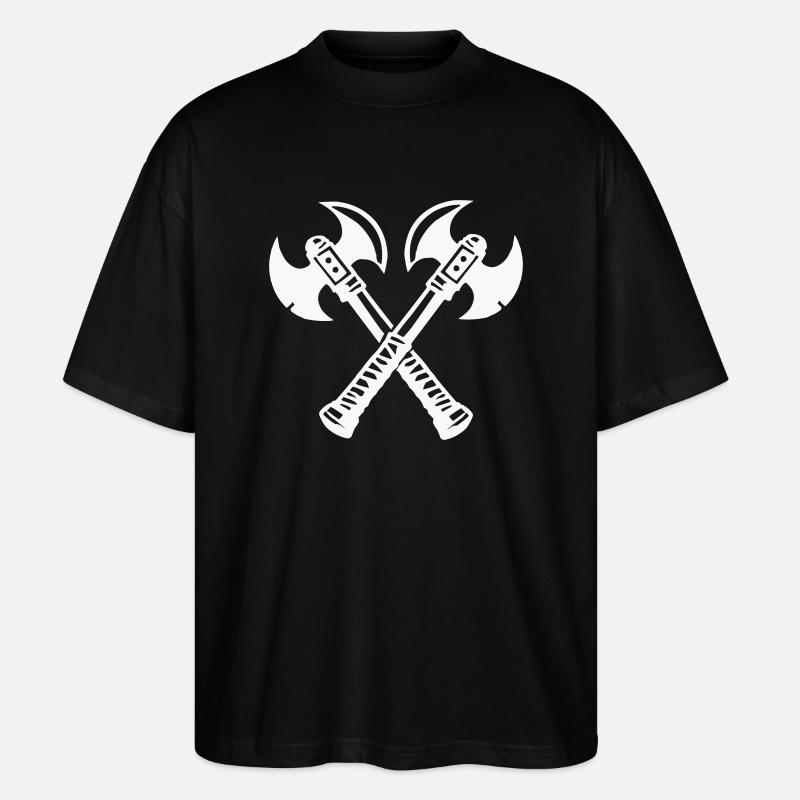 axt 2 - Stanley/Stella Oversized Unisex Bio T-Shirt Blaster 2.0 - Schwarz
