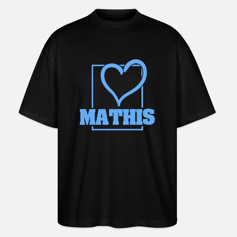 Bachelor Mathis - Stanley/Stella Oversized Unisex Bio T-Shirt Blaster 2.0 - Schwarz