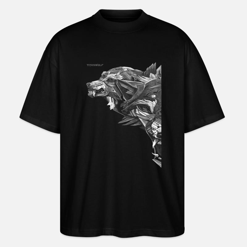 Halfway - Stanley/Stella Oversized Unisex Bio T-Shirt Blaster 2.0 - Schwarz