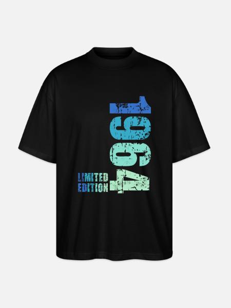 60e anniversaire 1964 - T-shirt bio Blaster 2.0 coupe oversize Stanley/Stella Unisexe - noir