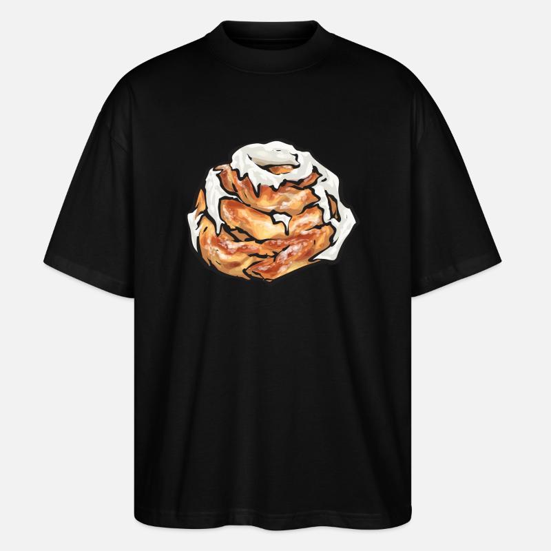 Zimtschnecke - Stanley/Stella Oversized Unisex Bio T-Shirt Blaster 2.0 - Schwarz