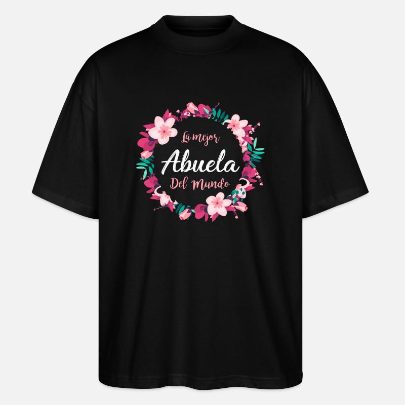 Die beste Großmutter der Welt - Stanley/Stella Oversized Unisex Bio T-Shirt Blaster 2.0 - Schwarz