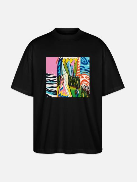 1000038773 - Stanley/Stella Oversized Unisex Organic T-shirt Blaster 2.0 - black