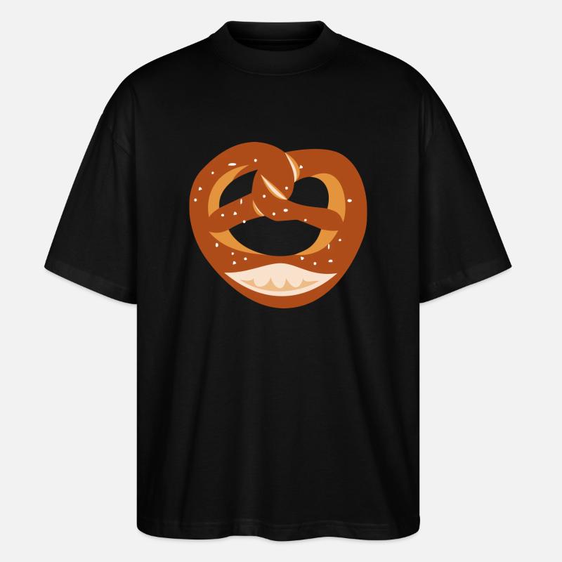 Brezel - Stanley/Stella Oversized Unisex Bio T-Shirt Blaster 2.0 - Schwarz
