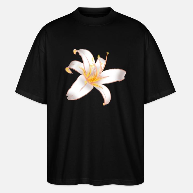 LYS BLANC - T-shirt bio Blaster 2.0 coupe oversize Stanley/Stella Unisexe - noir
