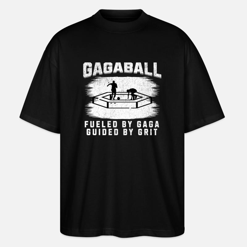Gagaball - Stanley/Stella Oversized Unisex Bio T-Shirt Blaster 2.0 - Schwarz