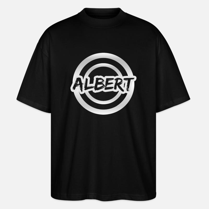 Geschenk Albert - Stanley/Stella Oversized Unisex Bio T-Shirt Blaster 2.0 - Schwarz