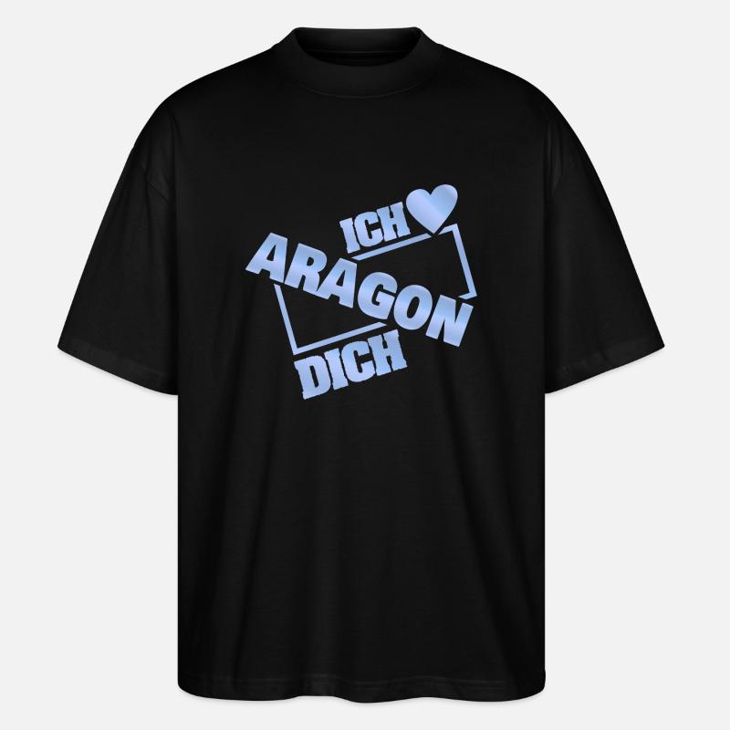 Aragon - Stanley/Stella Oversized Unisex Bio T-Shirt Blaster 2.0 - Schwarz