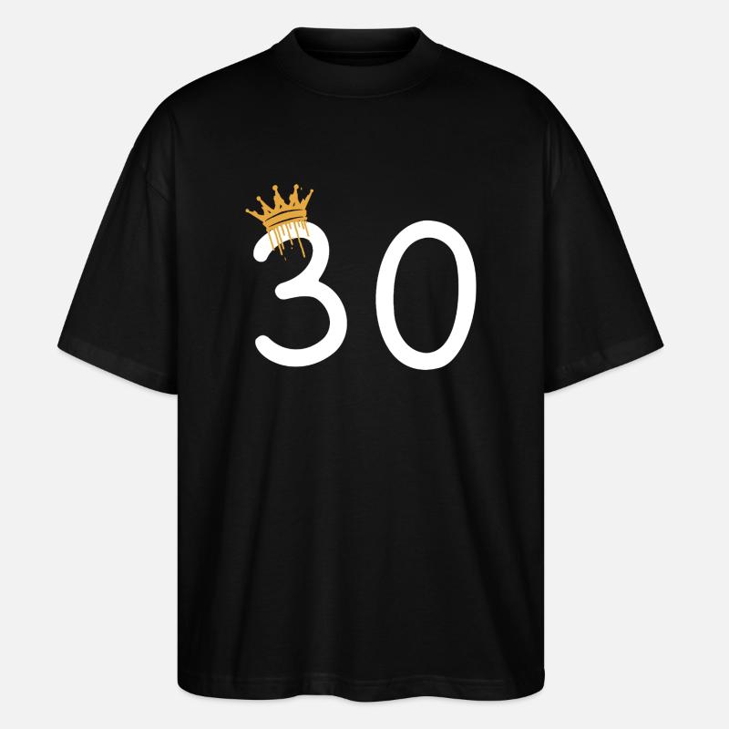30 - Stanley/Stella Oversized Unisex Bio T-Shirt Blaster 2.0 - Schwarz