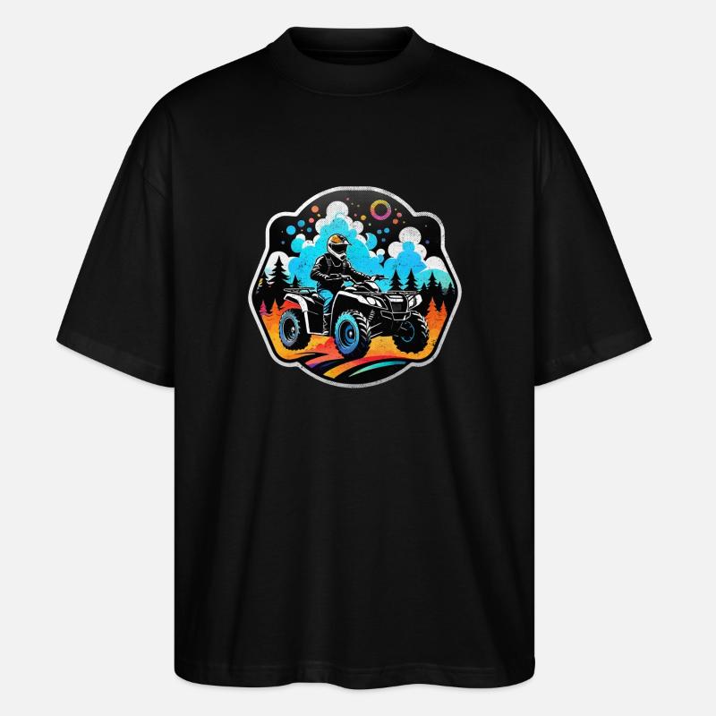 Quad & Offroad - Stanley/Stella Oversized Unisex Bio T-Shirt Blaster 2.0 - Schwarz