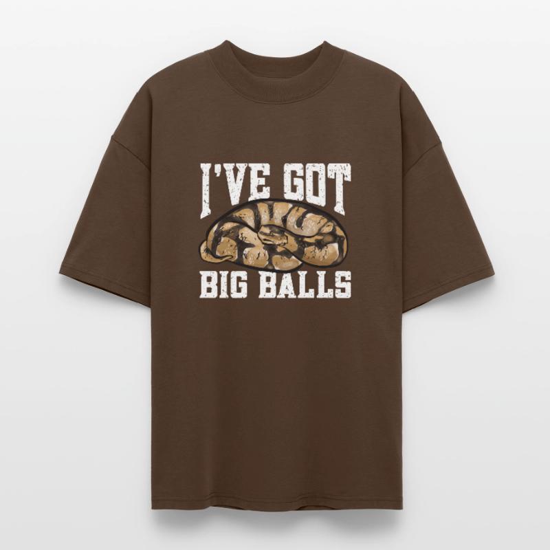 Ball Python Schlange Königspython Stanley/Stella Oversized Unisex Bio T-Shirt Blaster 2.0