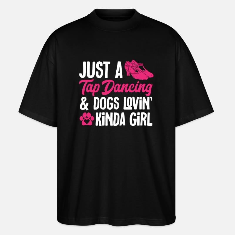 Stepptanzlehrer Stepptänzer Stepptanz - Stanley/Stella Oversized Unisex Bio T-Shirt Blaster 2.0 - Schwarz