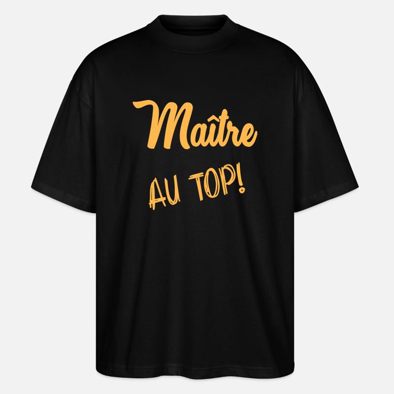 MERCI. MAITRE. - T-shirt bio Blaster 2.0 coupe oversize Stanley/Stella Unisexe - noir