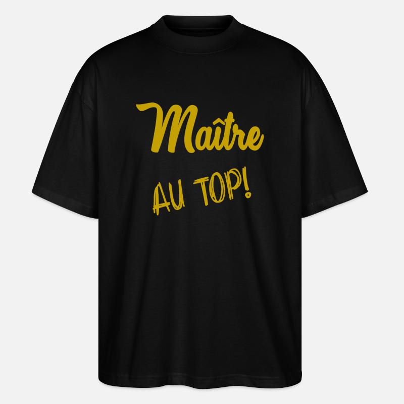 MASTER. MASTER - Stanley/Stella Oversized Unisex Organic T-shirt Blaster 2.0 - black