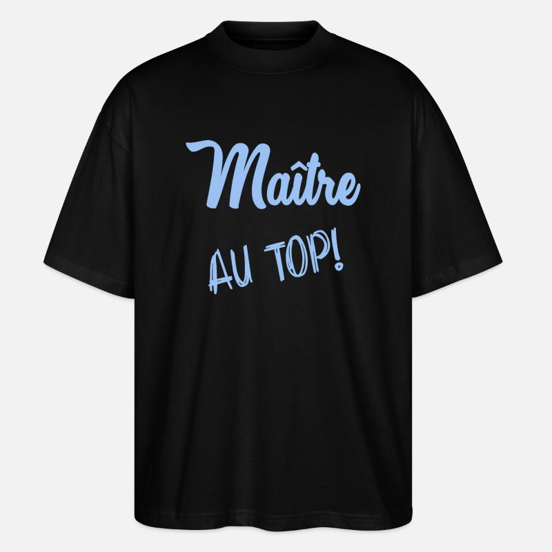 MASTER. MASTER - Stanley/Stella Oversized Unisex Organic T-shirt Blaster 2.0 - black