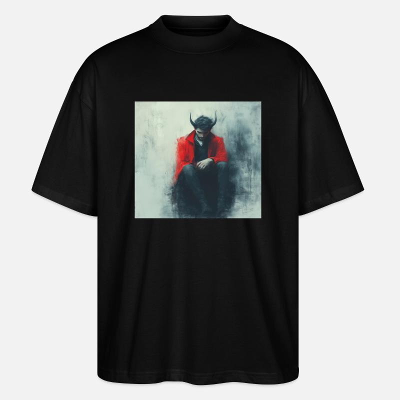 Devil - Stanley/Stella Oversized Unisex Organic T-shirt Blaster 2.0 - black