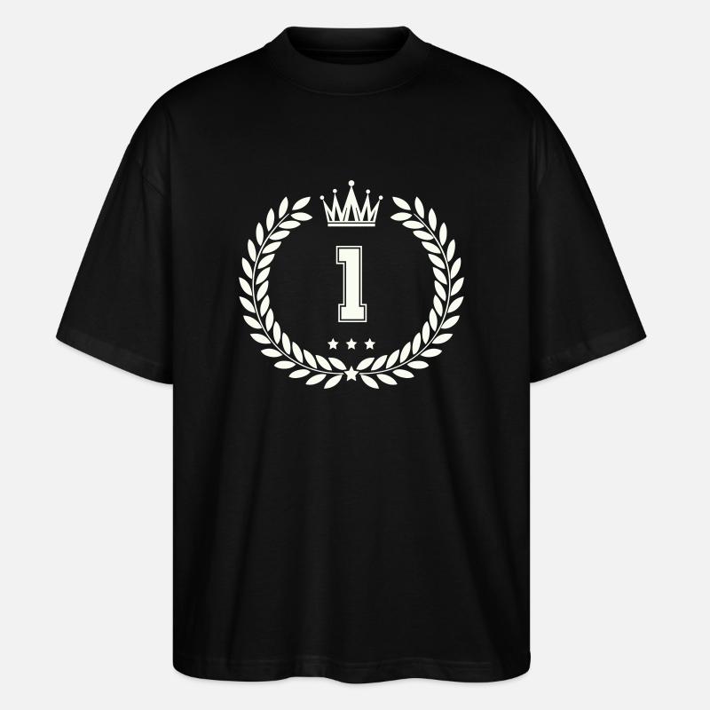 wappen 1 - Stanley/Stella Oversized Unisex Bio T-Shirt Blaster 2.0 - Schwarz