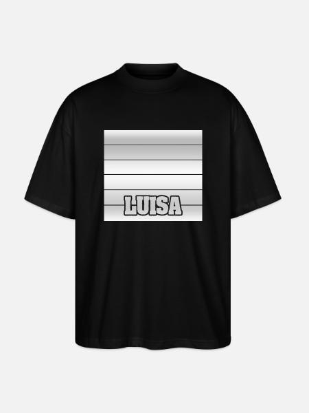 Luisa as daughter - Stanley/Stella Oversized Unisex Organic T-shirt Blaster 2.0 - black