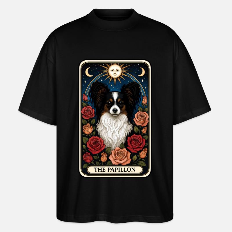 Schmetterling - Stanley/Stella Oversized Unisex Bio T-Shirt Blaster 2.0 - Schwarz